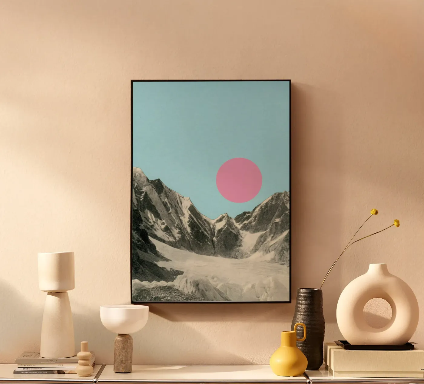 Winter Sun Acryl-Glas von Cassia Beck Collage