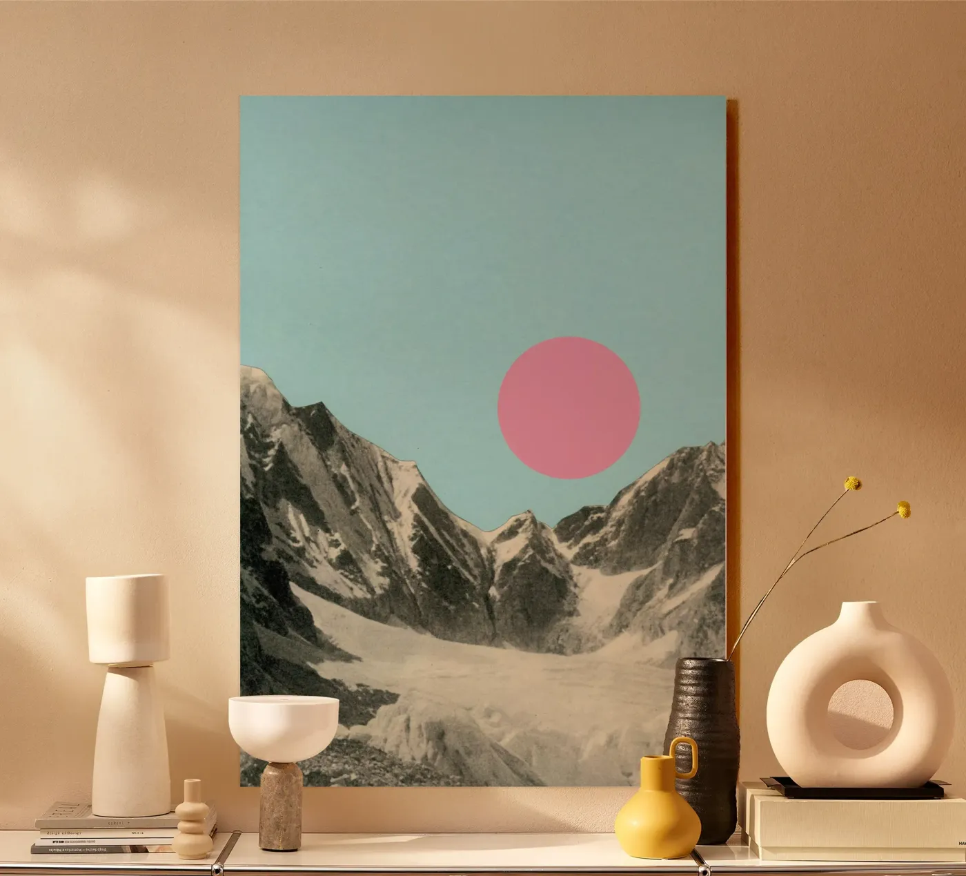 Winter Sun Acryl-Glas von Cassia Beck Collage