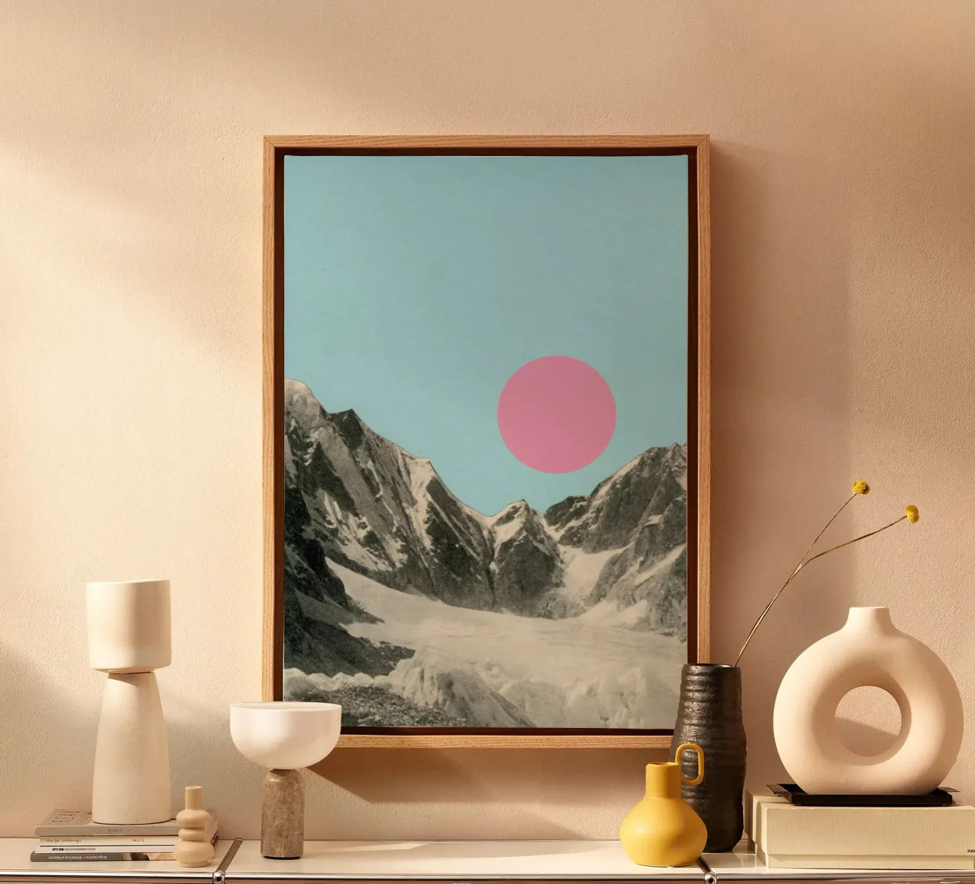 Winter Sun canvas van Cassia Beck Collage