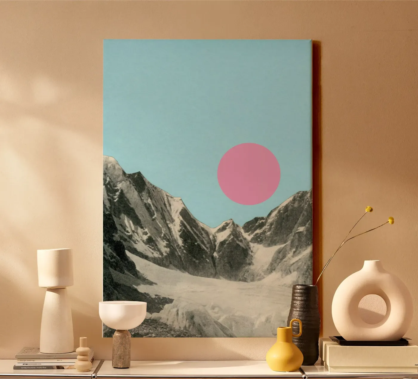 Winter Sun canvas van Cassia Beck Collage