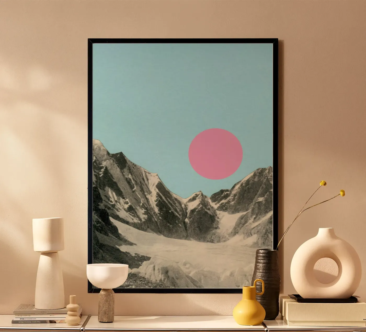 Soleil d'hiver poster de Cassia Beck Collage