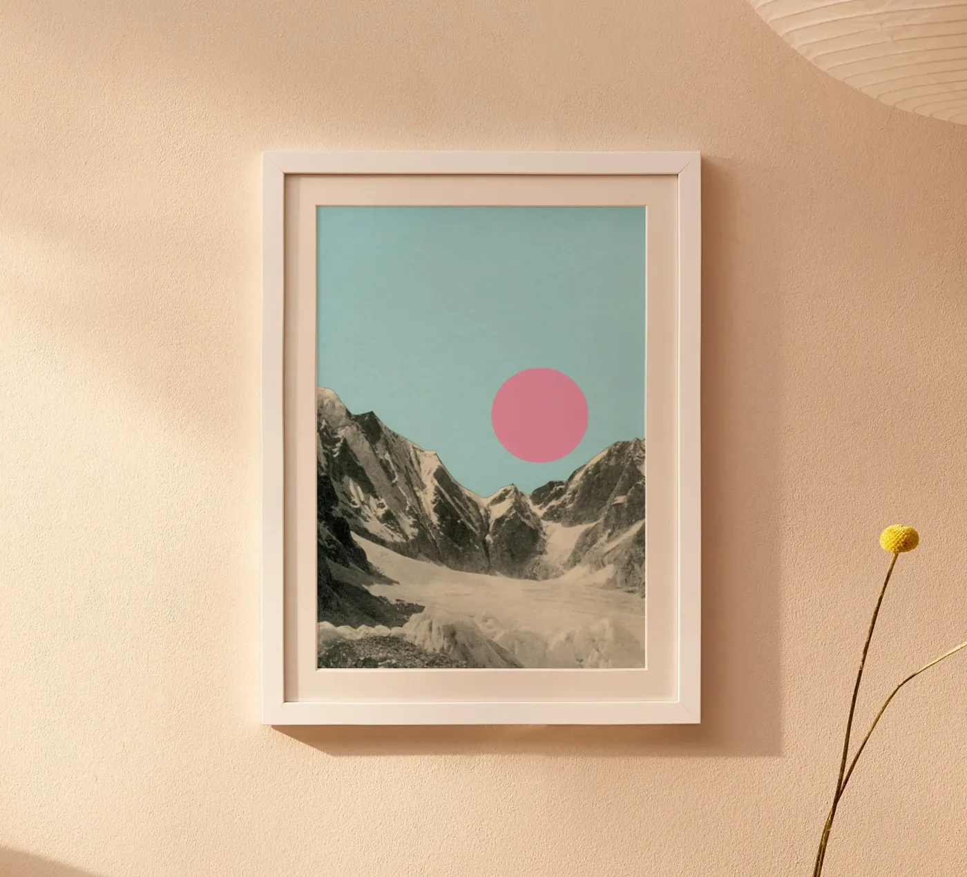 Soleil d'hiver poster de Cassia Beck Collage