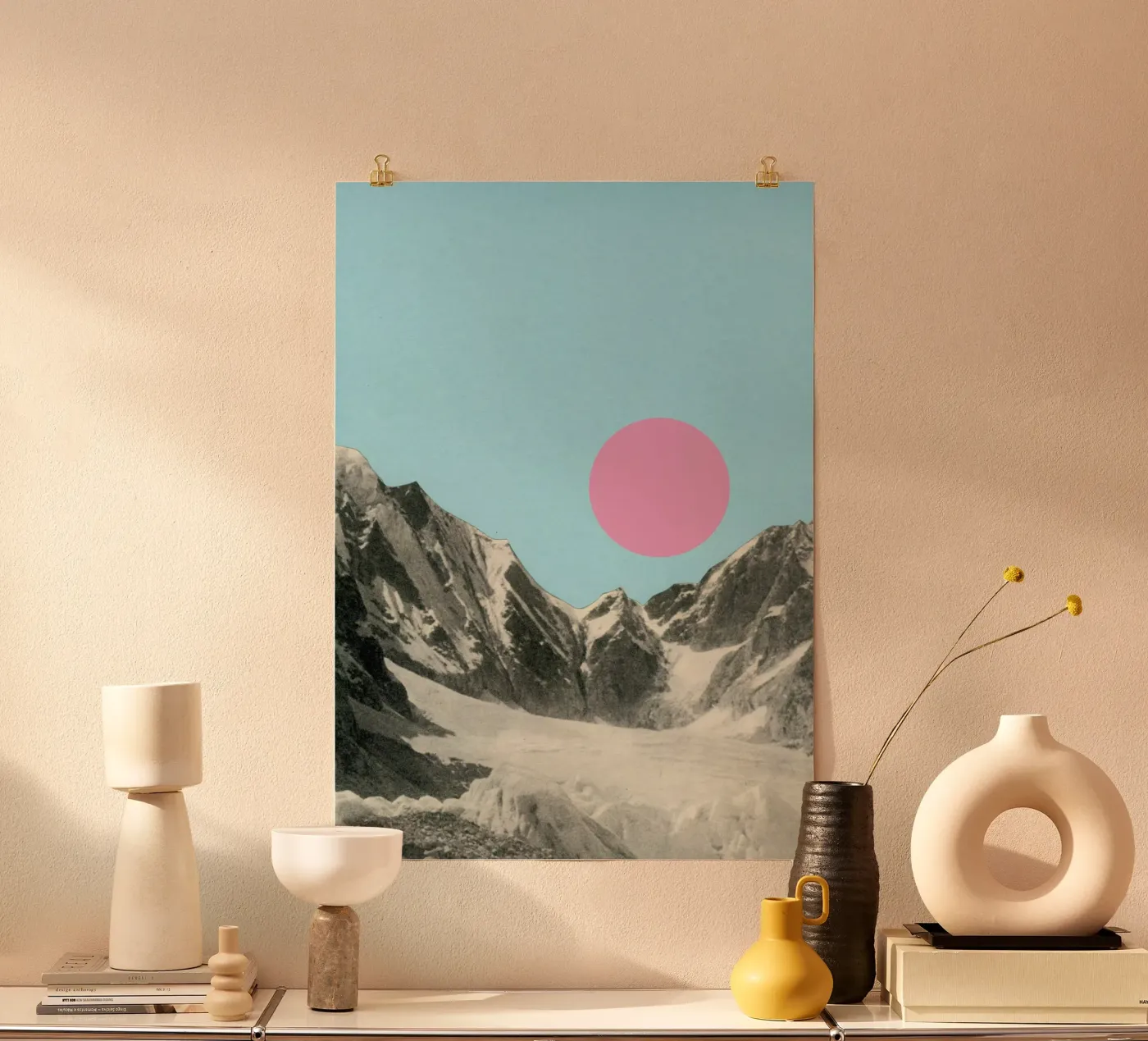 Soleil d'hiver poster de Cassia Beck Collage