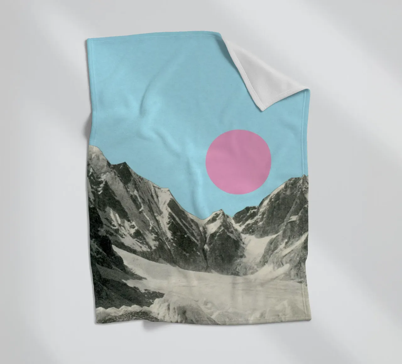 Winterzon fleecedeken van Cassia Beck Collage