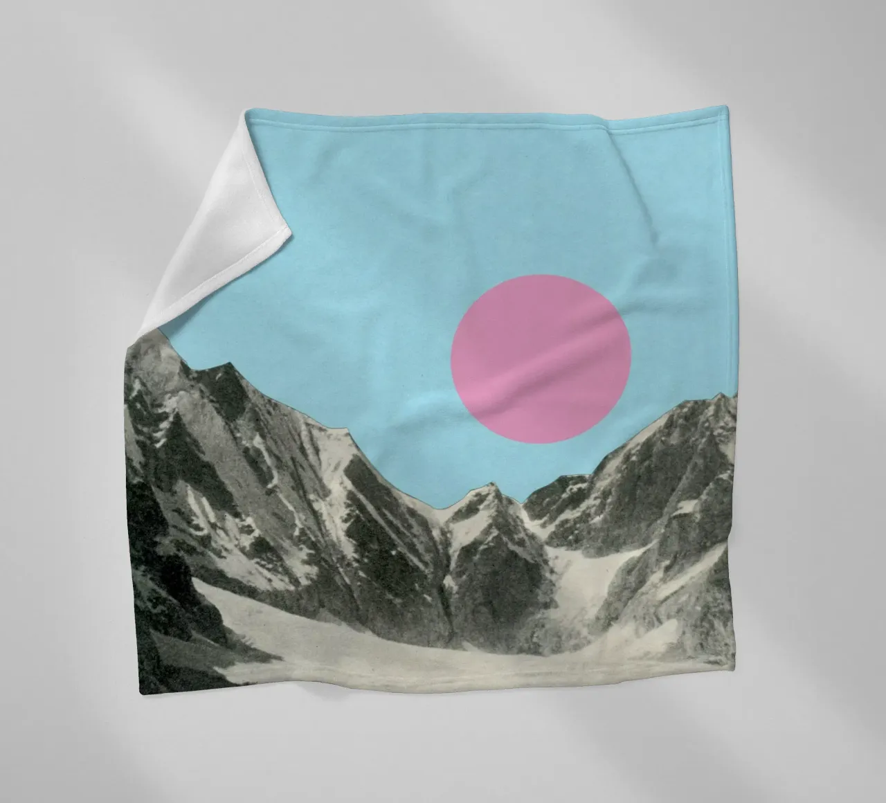 Winterzon fleecedeken van Cassia Beck Collage