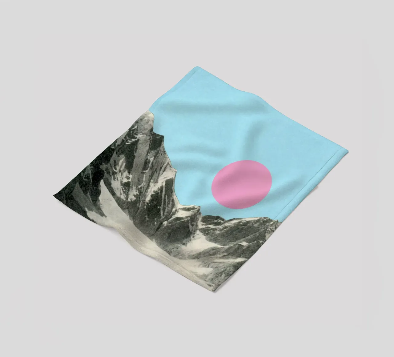 Winterzon fleecedeken van Cassia Beck Collage