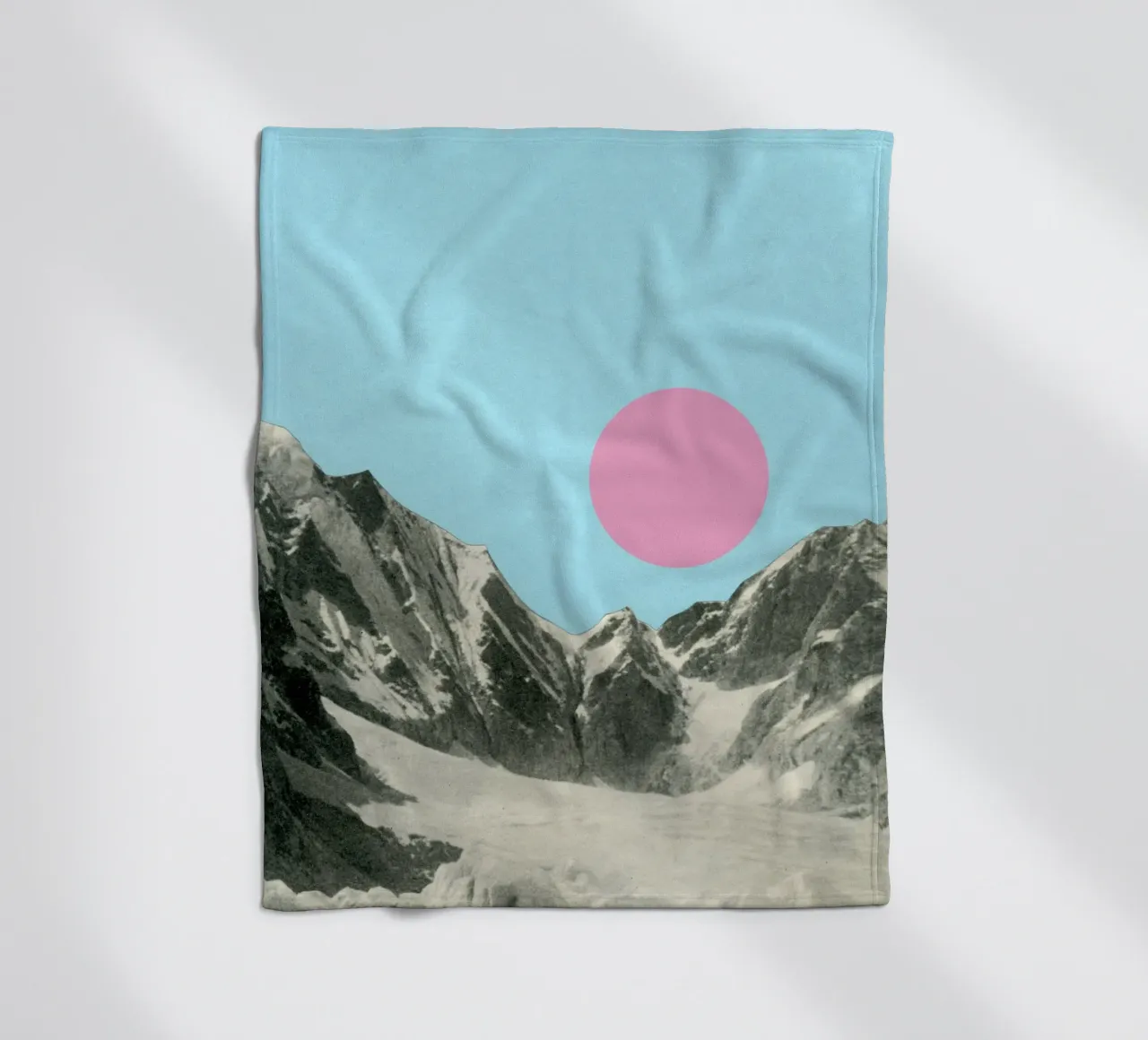 Winterzon fleecedeken van Cassia Beck Collage