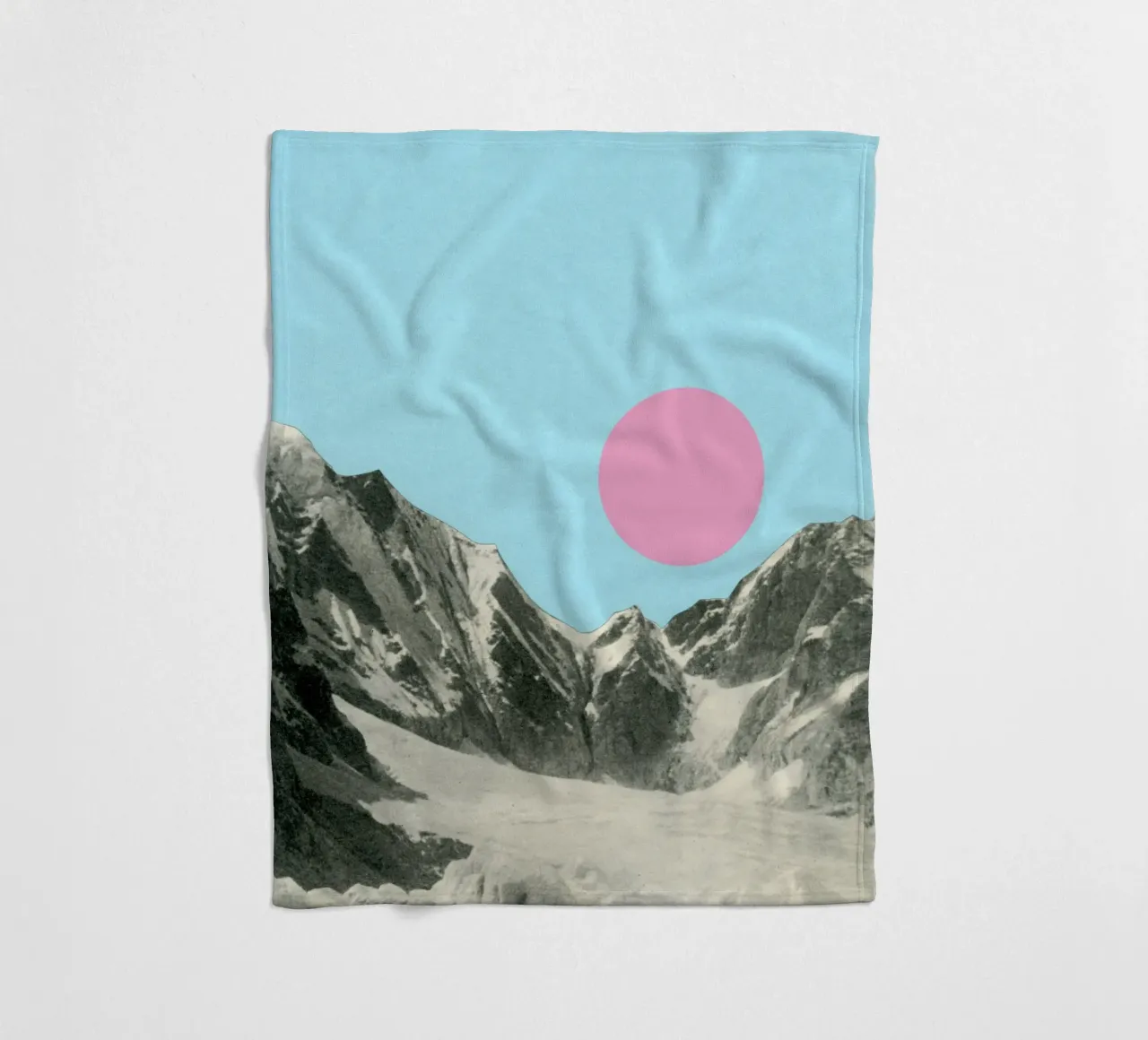 Winterzon fleecedeken van Cassia Beck Collage