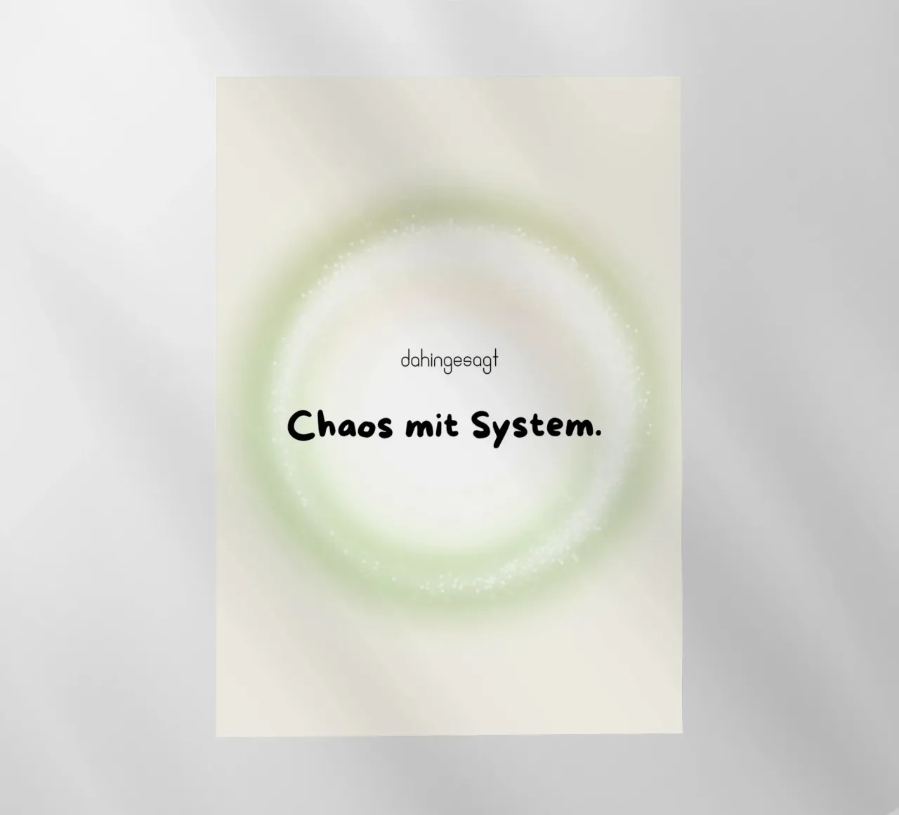 Chaos mit System pellicola backlit da AESTHETIC VIBES by Isabel