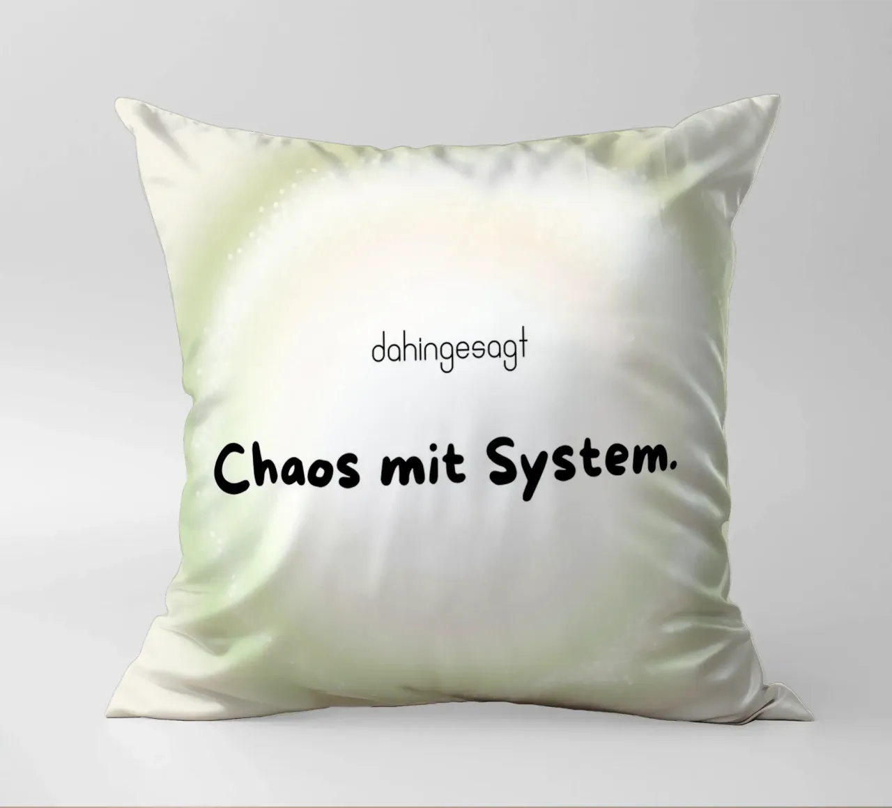 Chaos mit System cuscino da AESTHETIC VIBES by Isabel