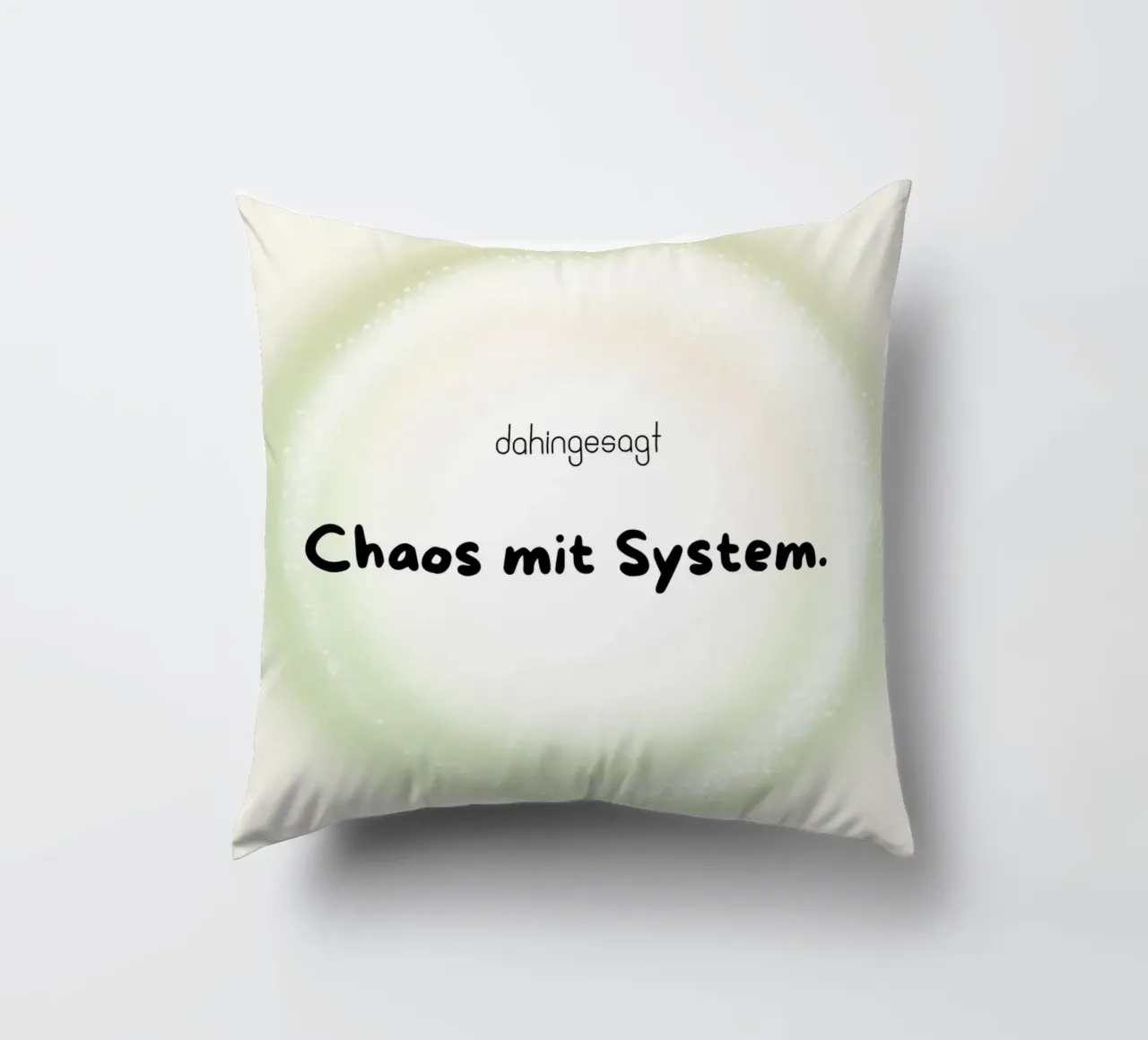 Chaos mit System cuscino da AESTHETIC VIBES by Isabel