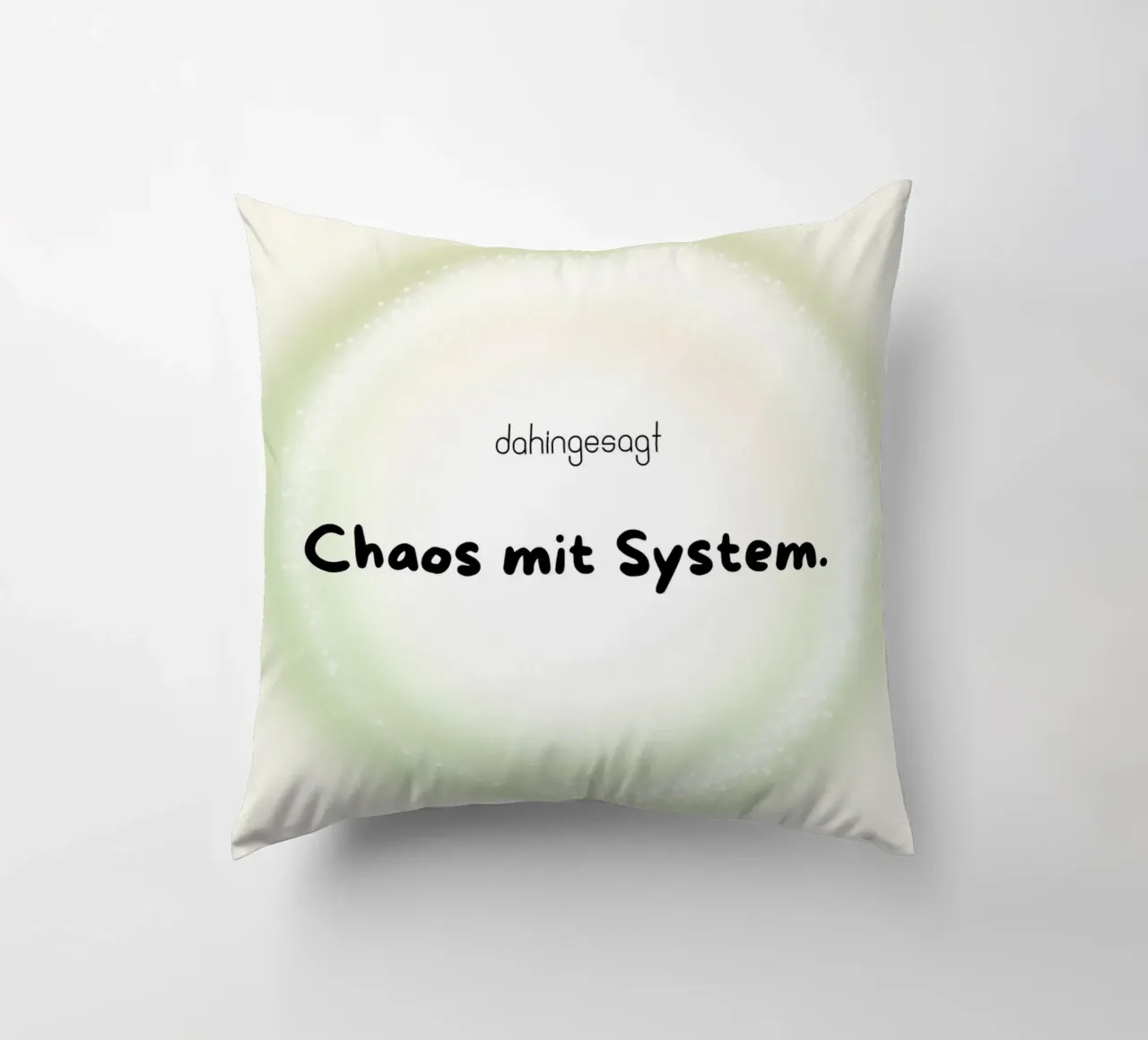 Chaos mit System cuscino da AESTHETIC VIBES by Isabel