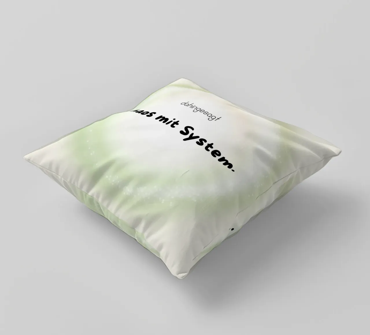 Chaos mit System cuscino da AESTHETIC VIBES by Isabel