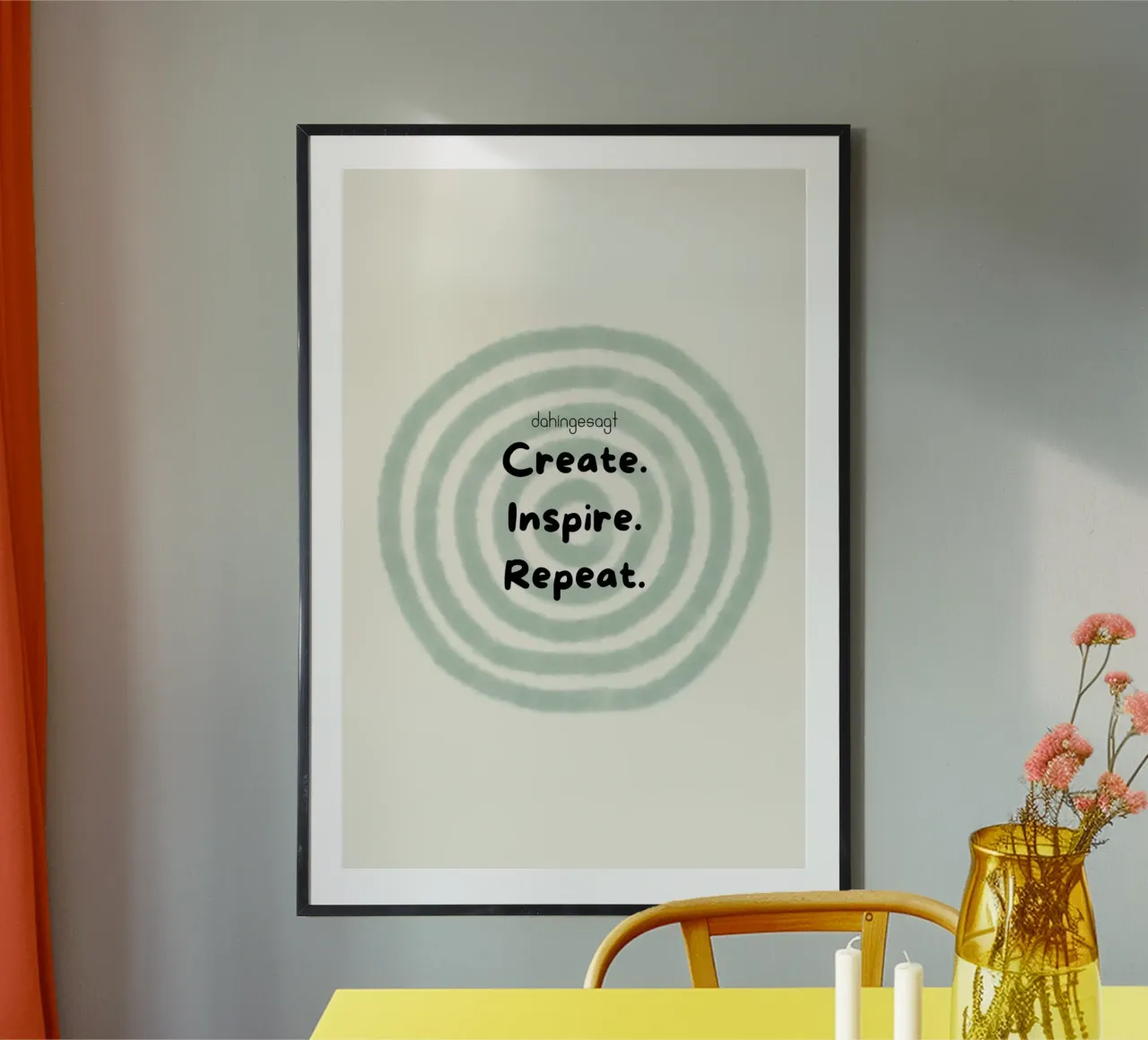 Create.Inspire.Repeat carta hahnemühle da AESTHETIC VIBES by Isabel