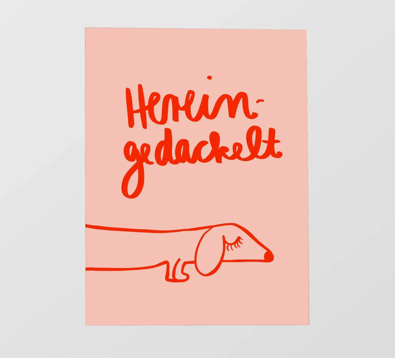 Hereingedackelt telo in pvc da Hej Ibiza by Ute Arnold