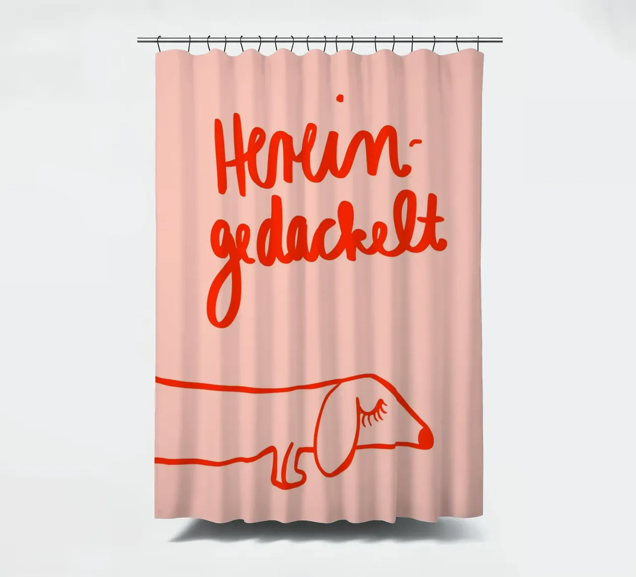 Hereingedackelt tenda da doccia da Hej Ibiza by Ute Arnold