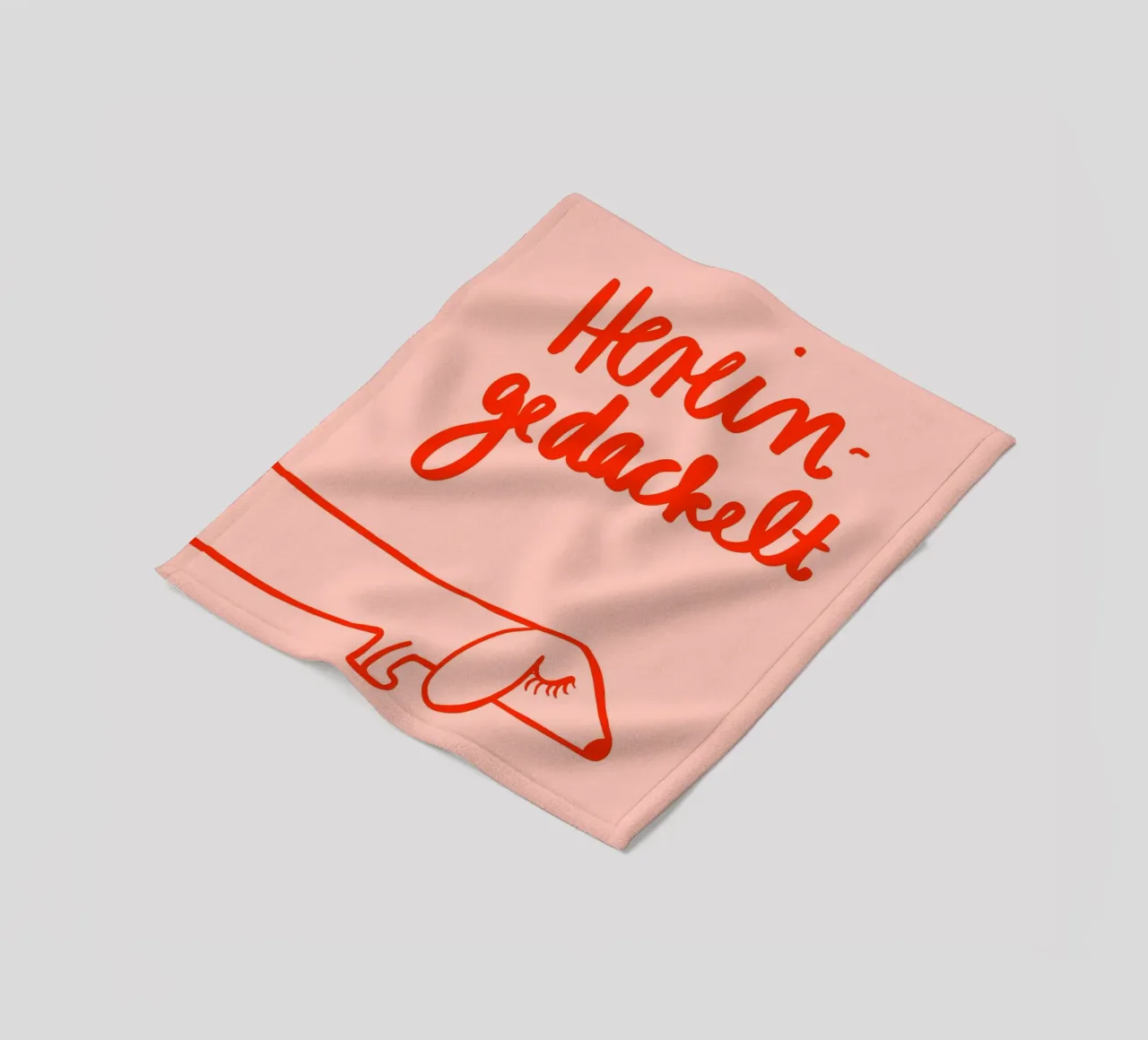 Hereingedackelt coperta in pile da Hej Ibiza by Ute Arnold