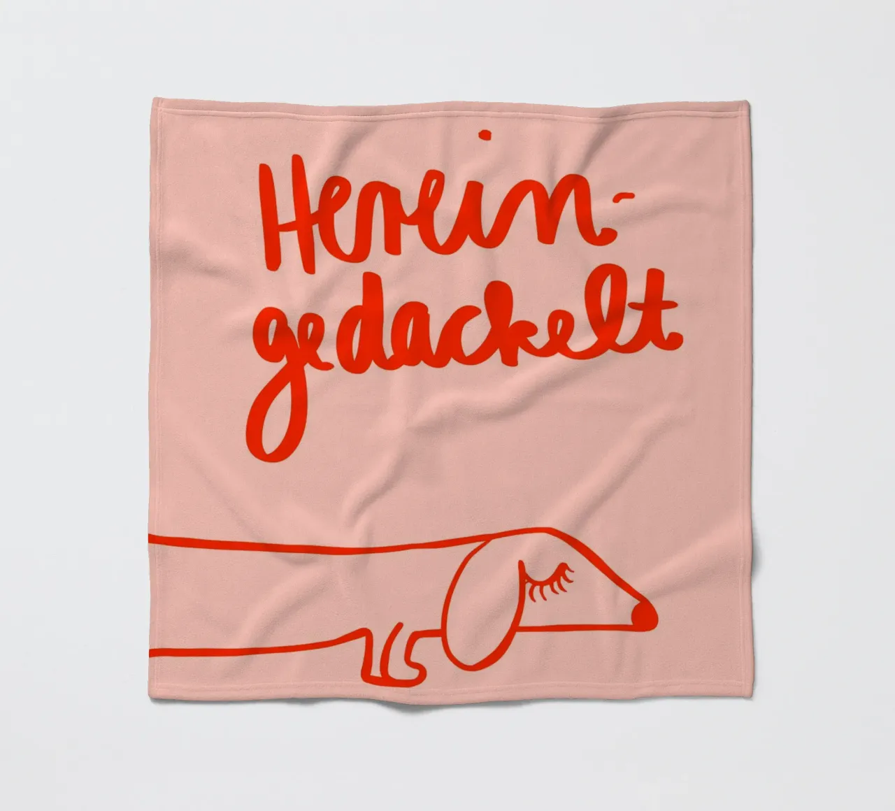 Hereingedackelt coperta in pile da Hej Ibiza by Ute Arnold