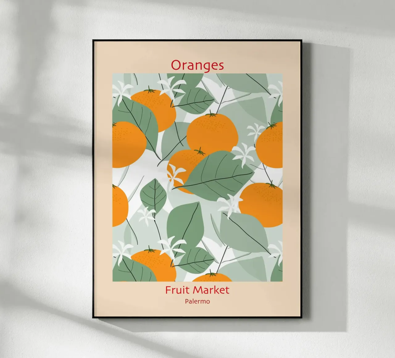 Mercato della frutta di Oranges plexiglass da MirimoDesign