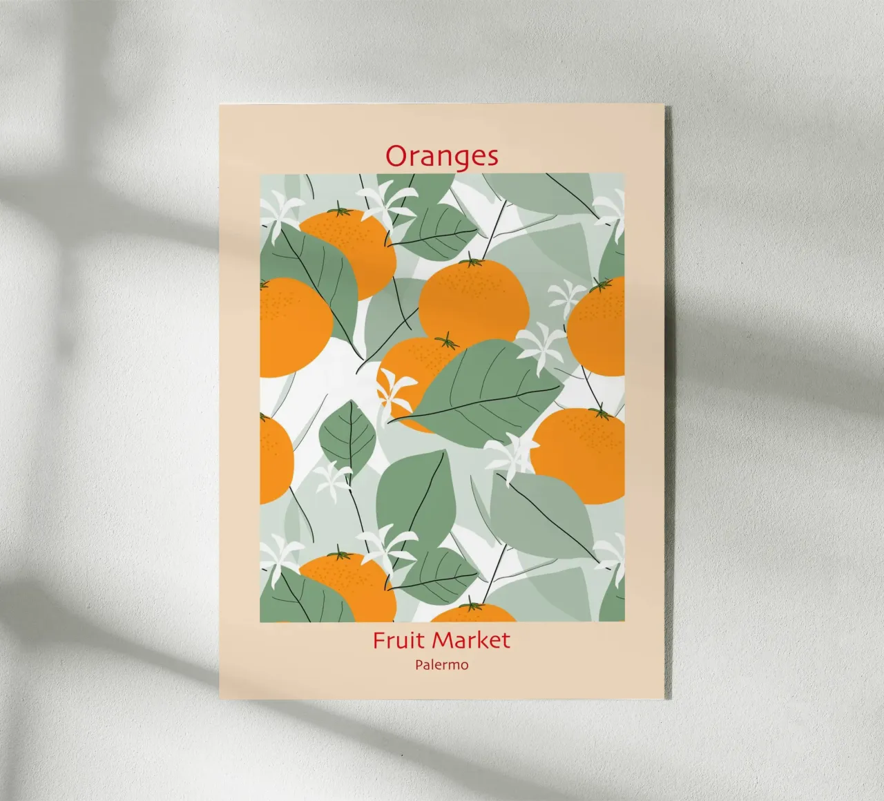 Mercato della frutta di Oranges plexiglass da MirimoDesign