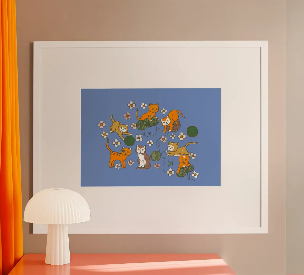 Kitten poster by Zara Westerberg