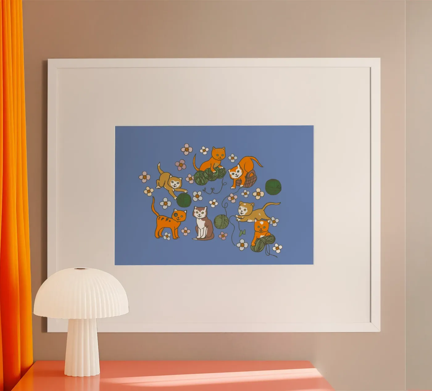 Kitten poster by Zara Westerberg