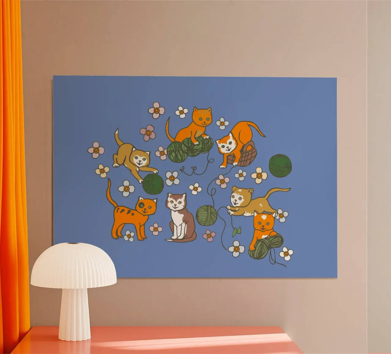 Kitten poster by Zara Westerberg