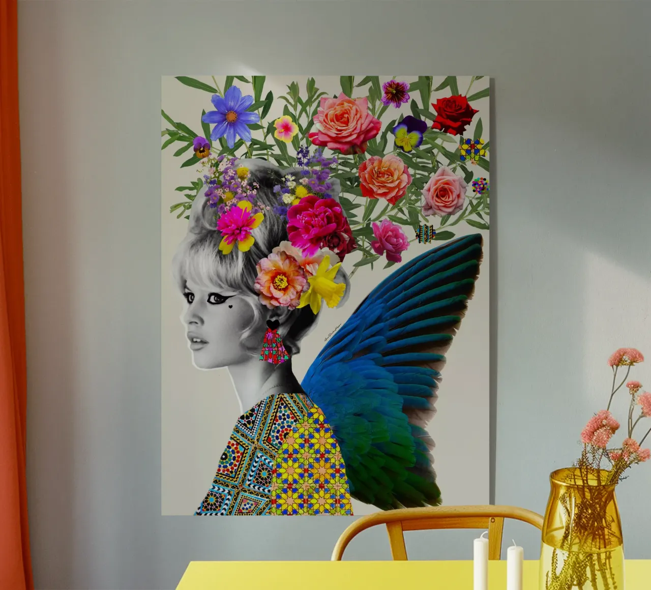 Brigitte flowers product.type.acrylglas common.byCreator Ana Paula Hoppe