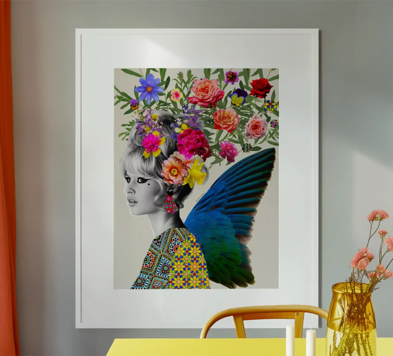 Brigitte flowers poster da Ana Paula Hoppe