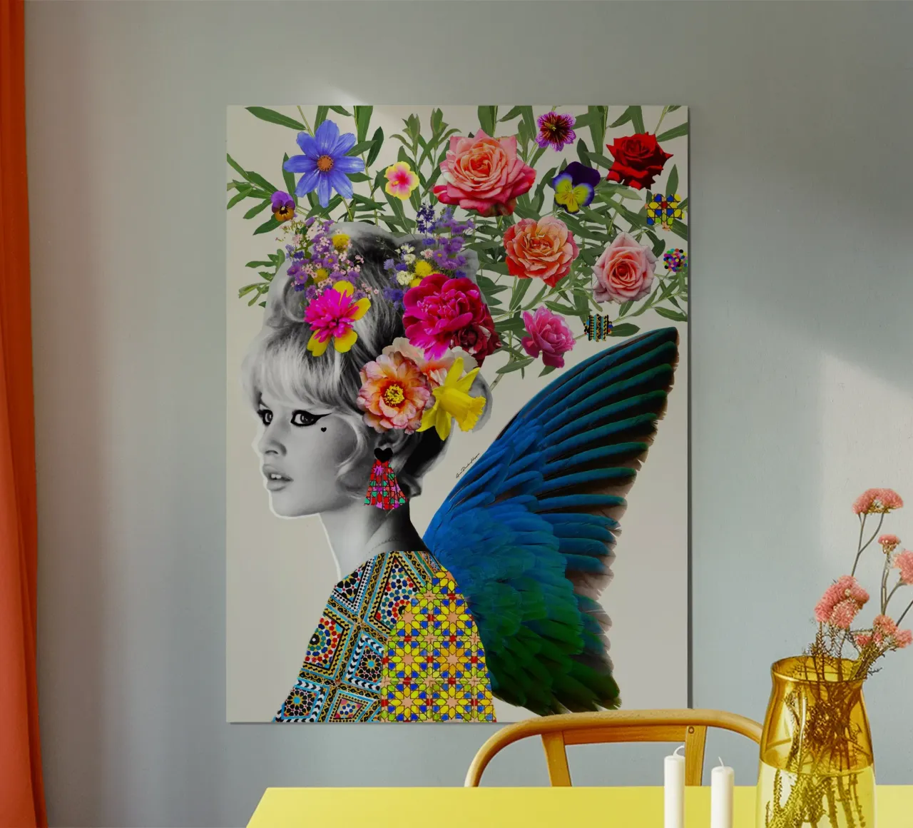 Brigitte flowers poster da Ana Paula Hoppe