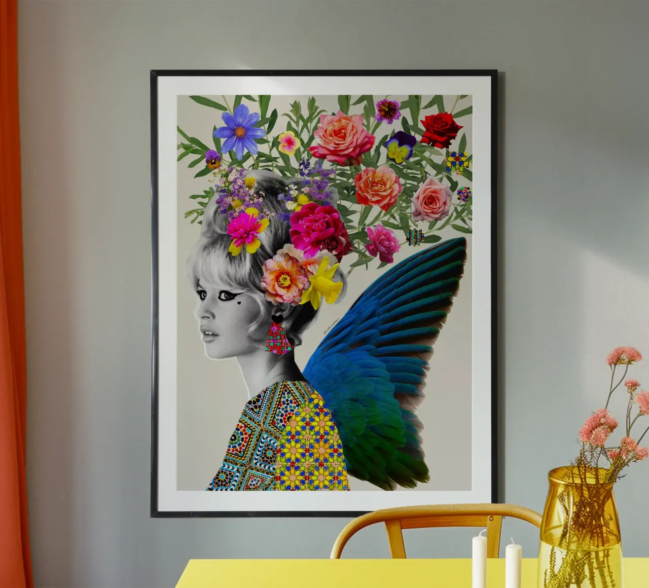 Brigitte flowers poster da Ana Paula Hoppe