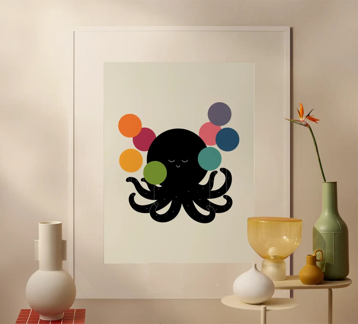 Traumhoch Poster mit Aluminium Rahmen von Andy Westface