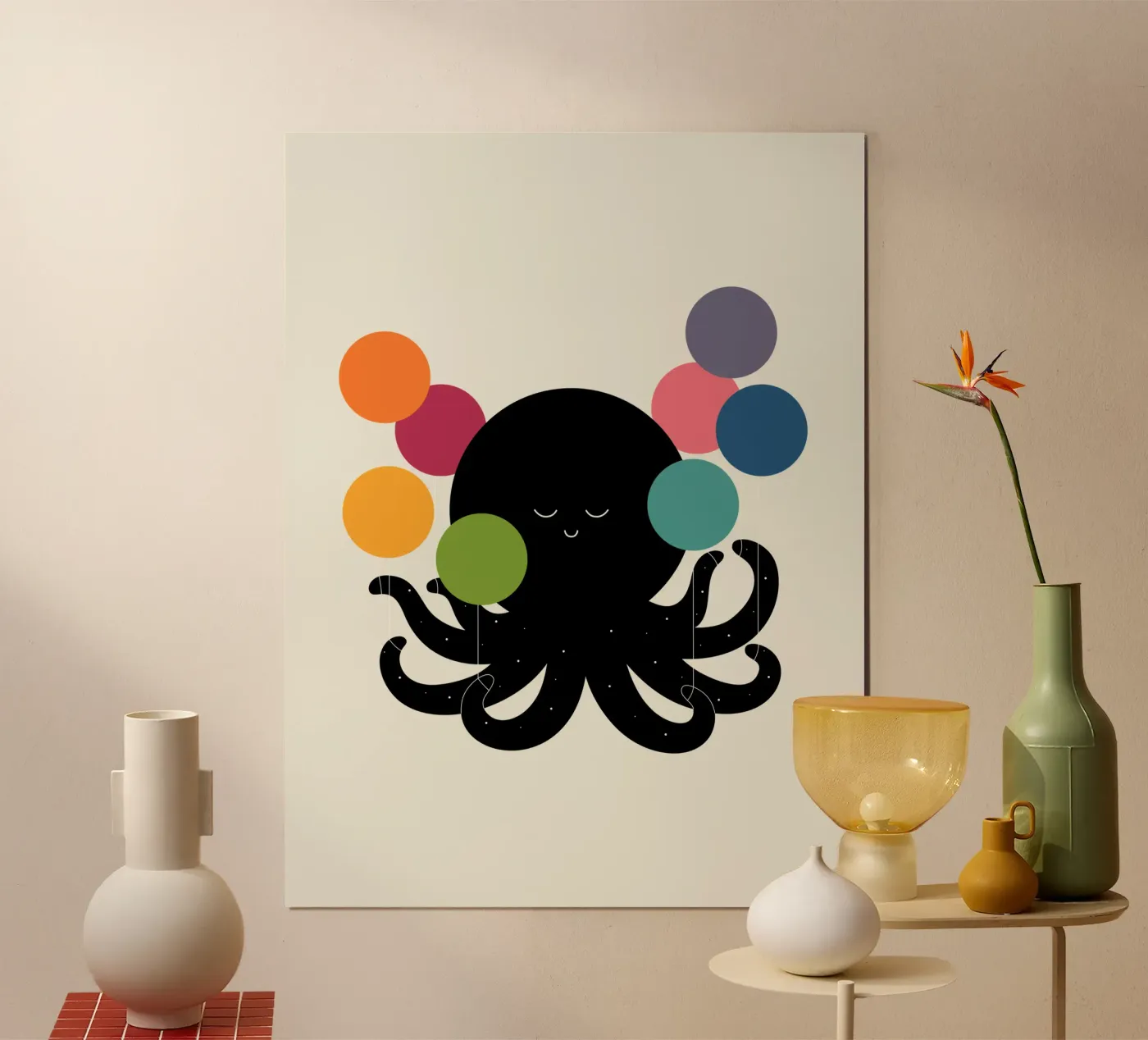 Traumhoch Poster mit Aluminium Rahmen von Andy Westface