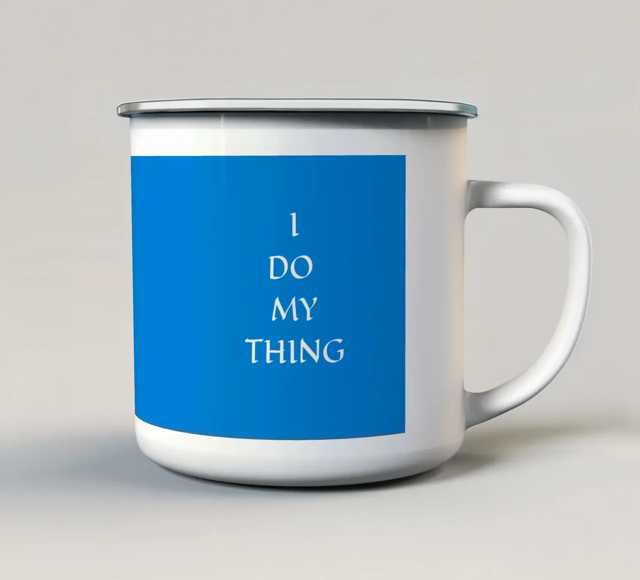 Faccio le mie cose tazza in smalto da BenCoStyle
