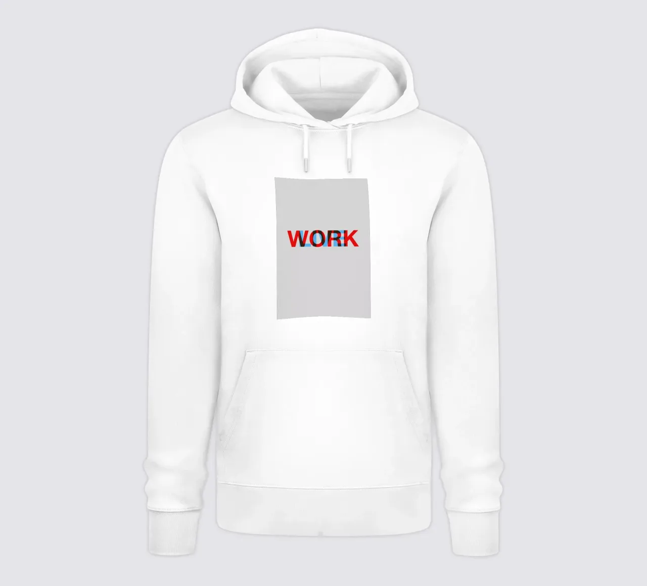 Live Work Poster felpa con cappuccio da Naxart