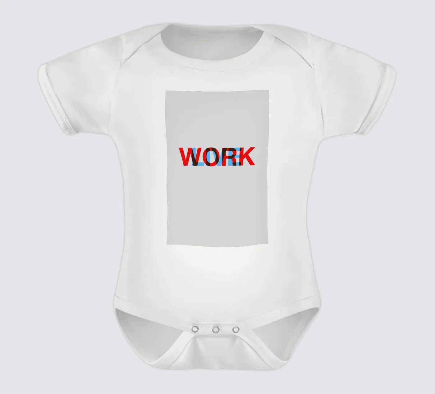 Live Work Poster body bébé de Naxart