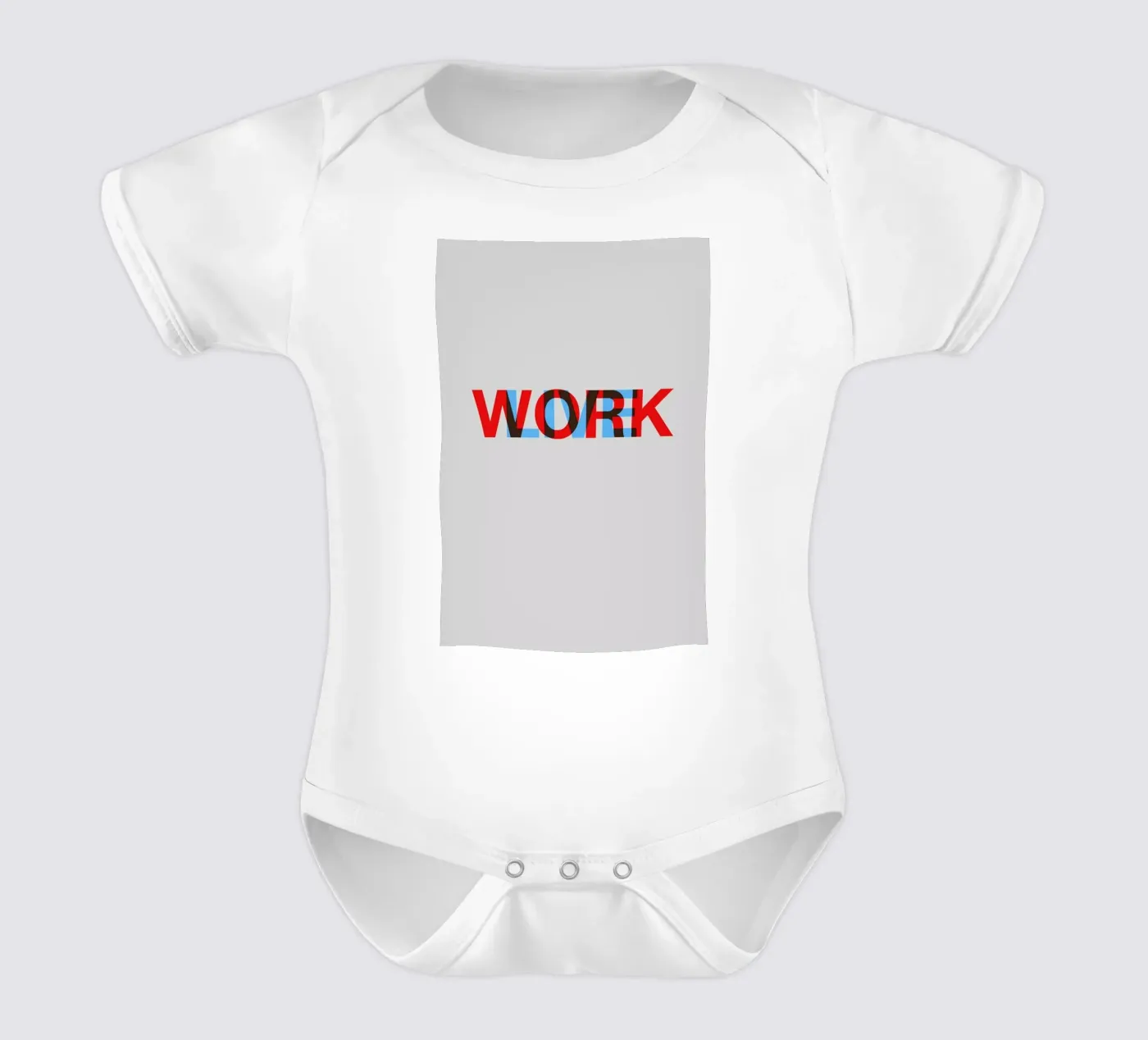 Live Work Poster body bébé de Naxart