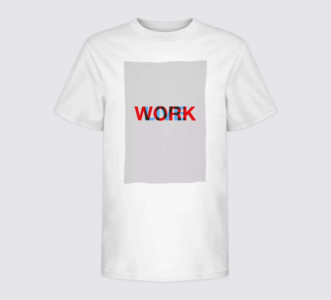 Live Work Poster t-shirt bambini da Naxart