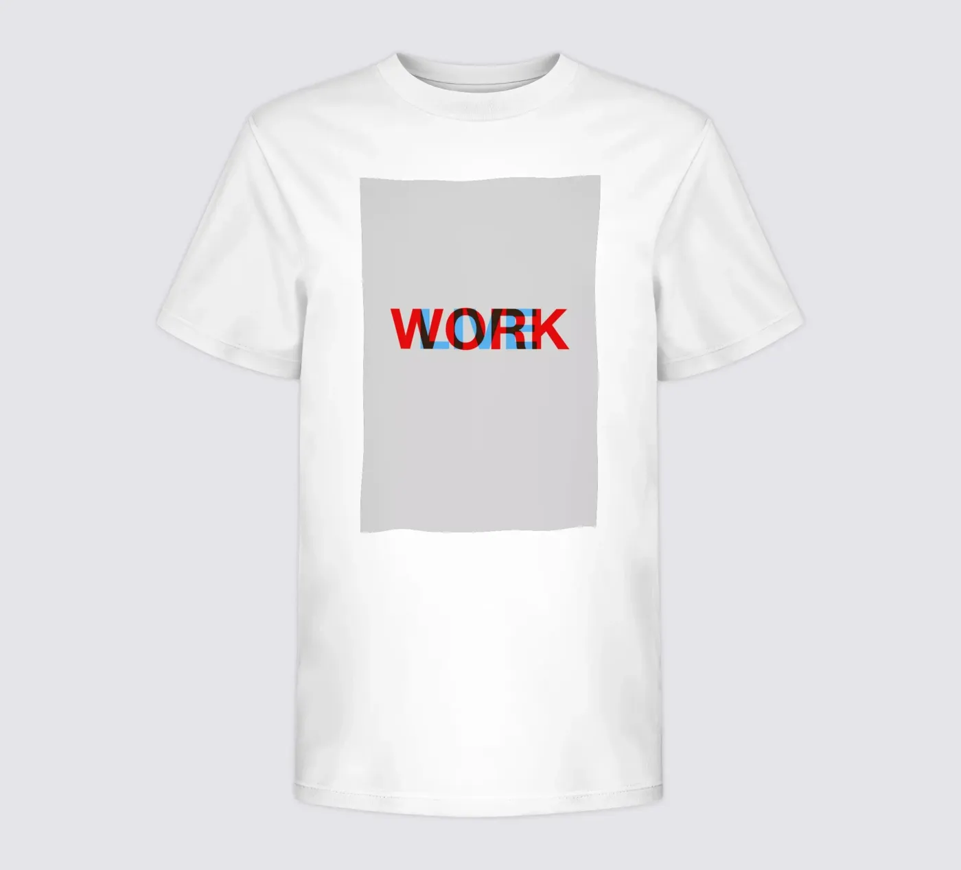 Live Work Poster t-shirt bambini da Naxart