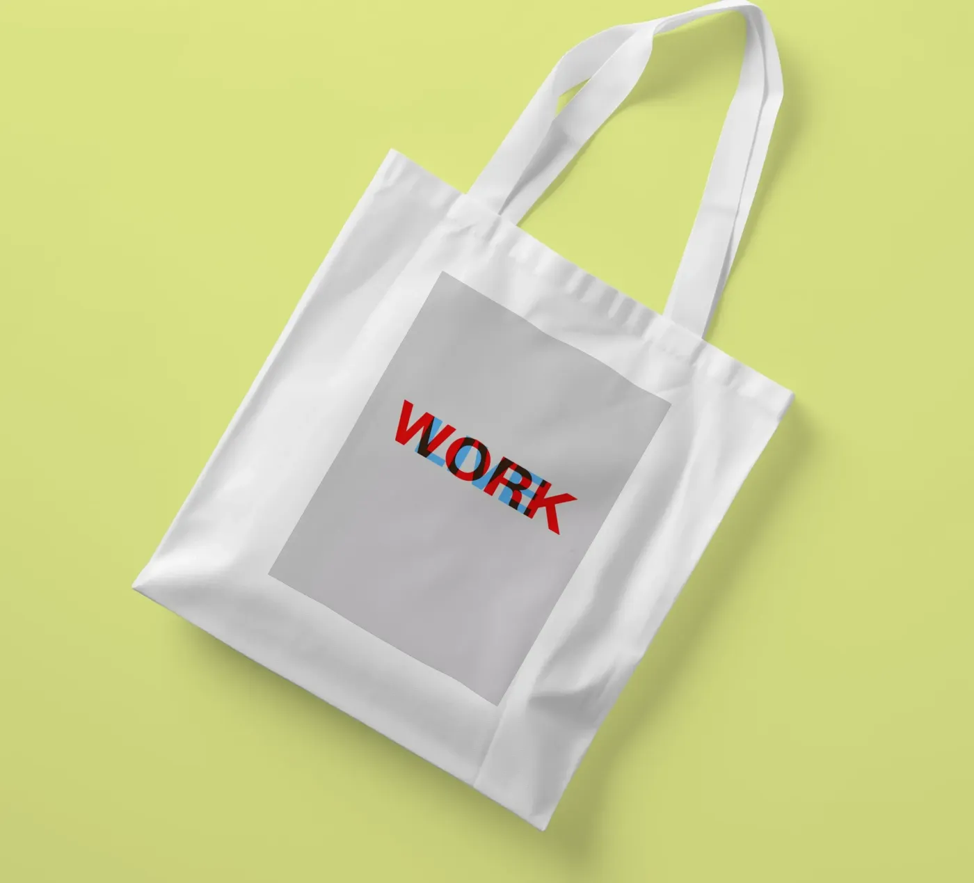Live Work Poster tote bag by Naxart