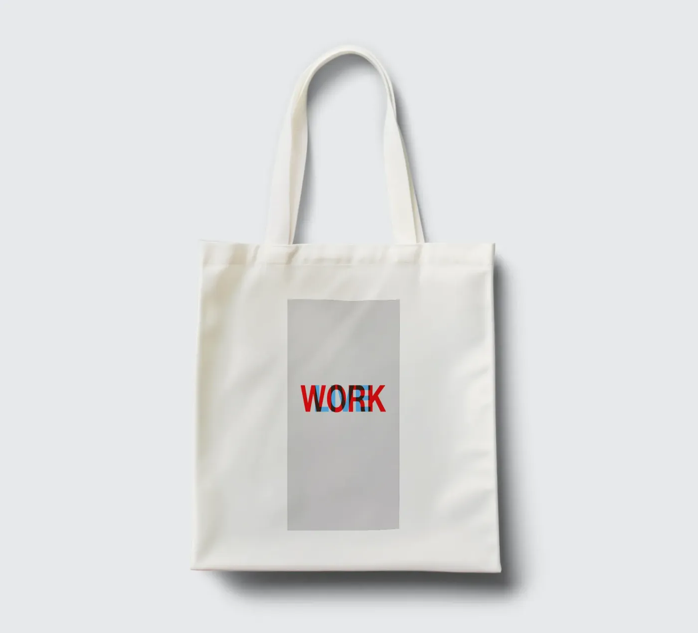 Live Work Poster tote bag by Naxart