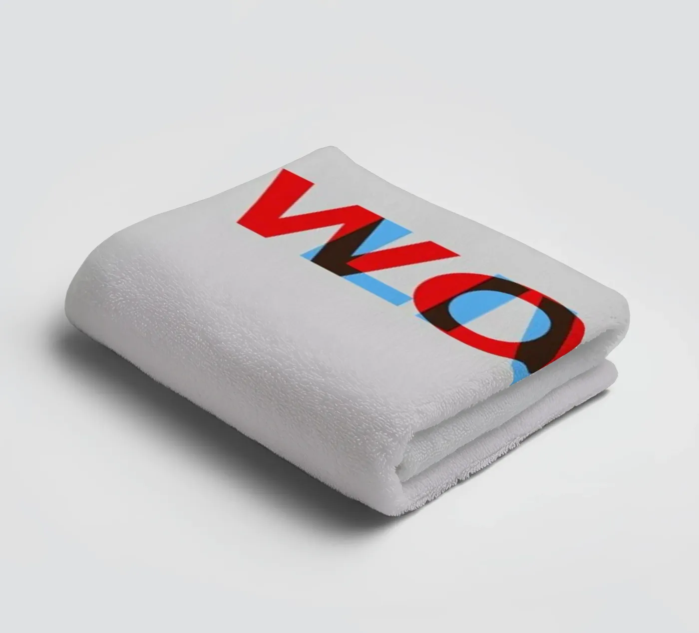 Live Work Poster towel by Naxart