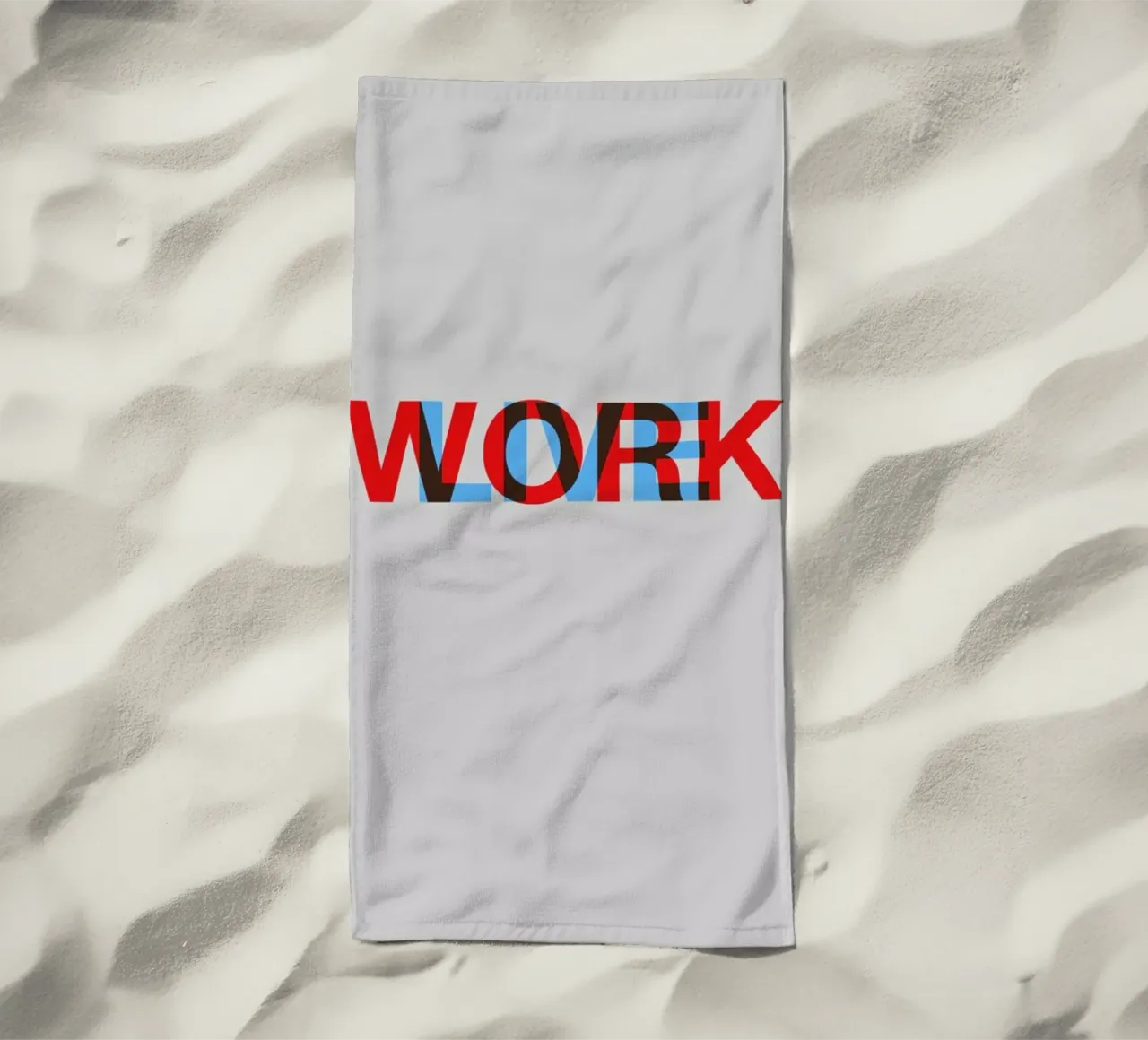Live Work Poster telo mare da Naxart