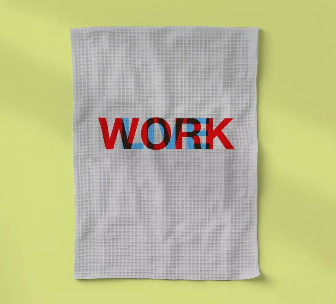 Live Work Poster canovaccio da cucina da Naxart