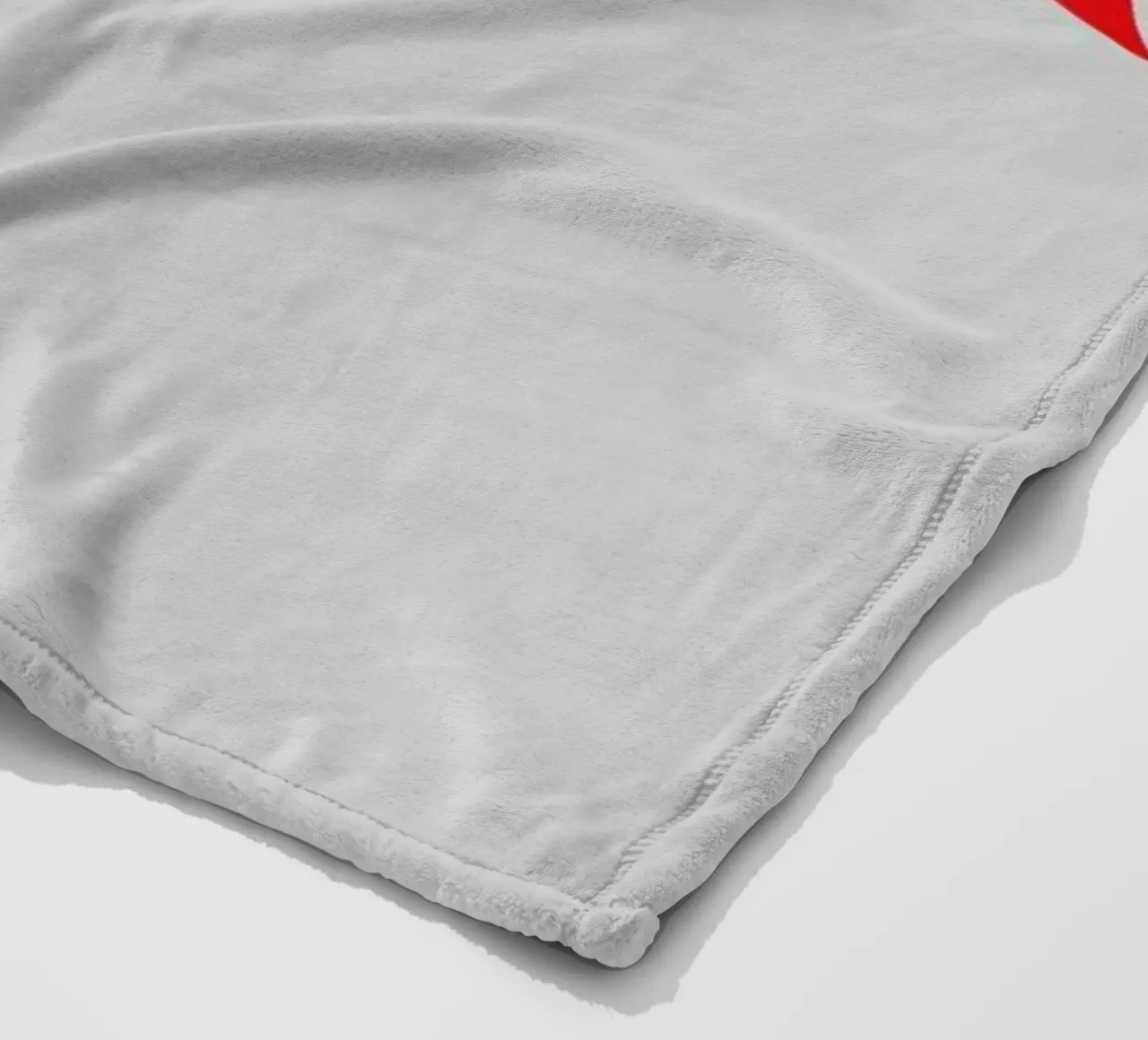 Live Work Poster fleecedeken van Naxart