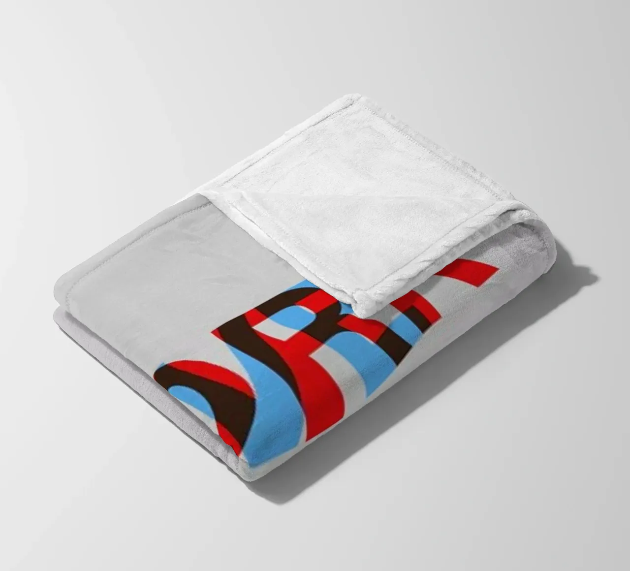 Live Work Poster fleecedeken van Naxart