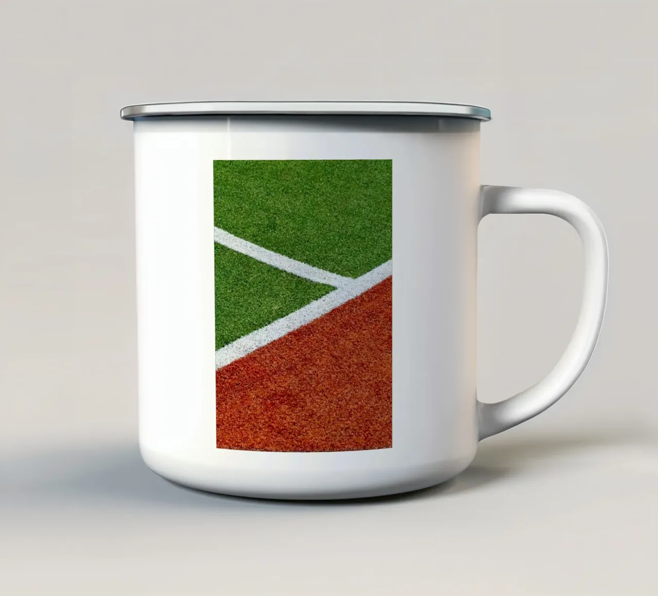 line color field tazza in smalto da scoten