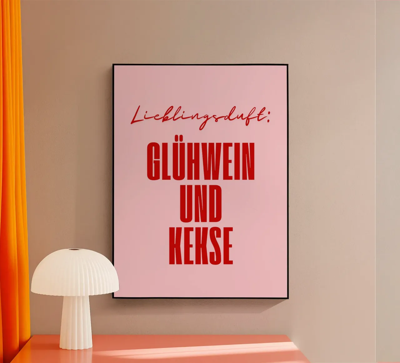 Lieblingsduft: Glühwein &  Kekse plexiglass da DigiWunderwerk