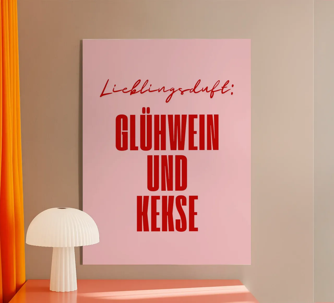 Lieblingsduft: Glühwein &  Kekse plexiglass da DigiWunderwerk