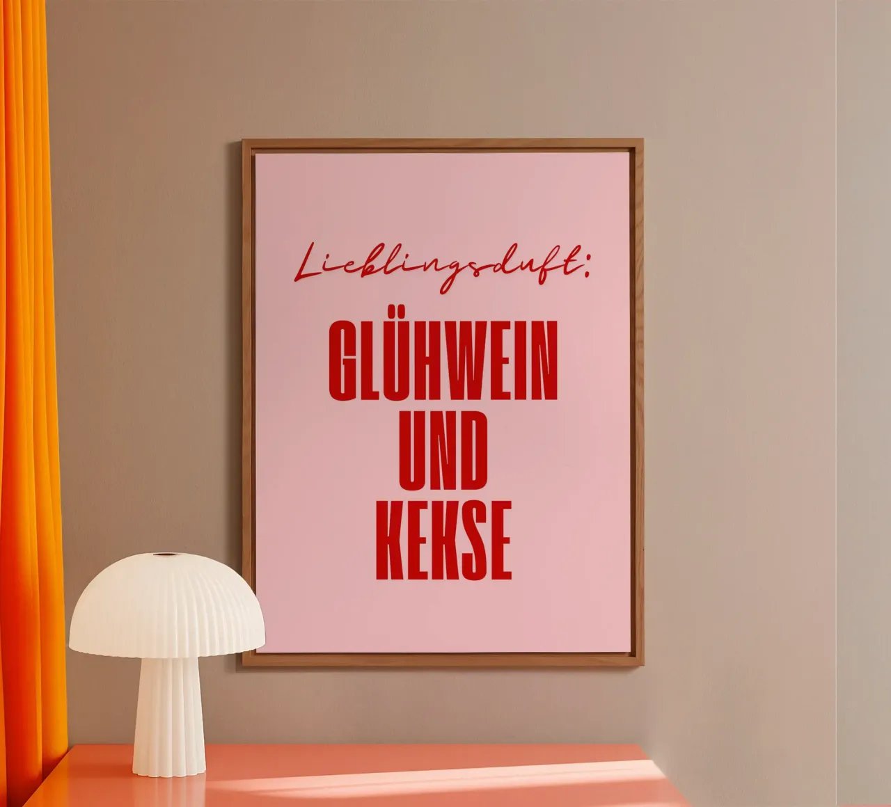 Lieblingsduft: Glühwein &  Kekse alluminio dibond da DigiWunderwerk
